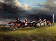 Theodore   Gericault The Epsom Derby (mk09) China oil painting reproduction